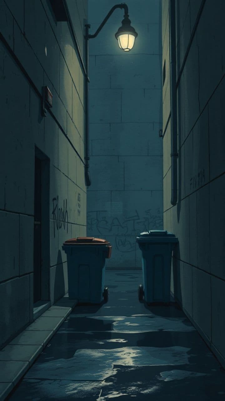 Czerwony kurier w mieście