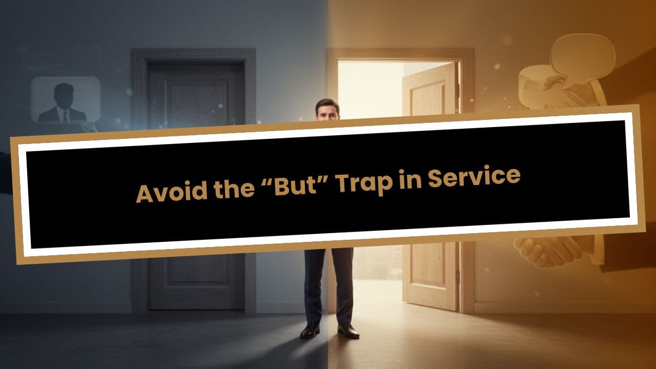 Avoid the “But” Trap in Service