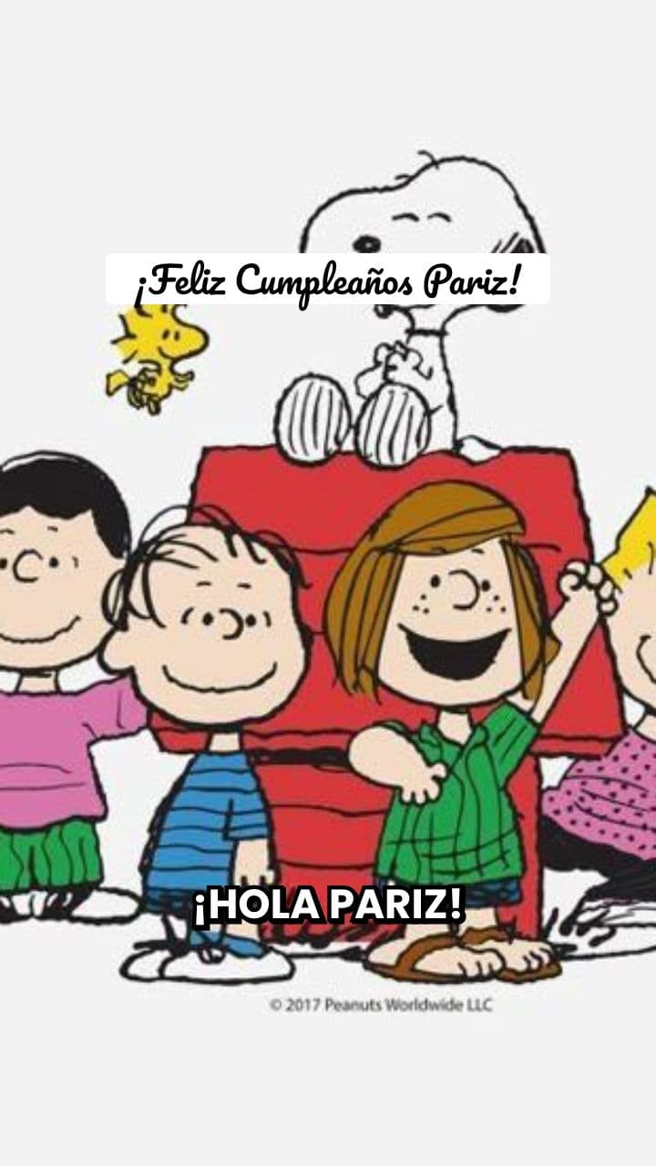 Cumpleaños 16 de Pariz con Snoopy