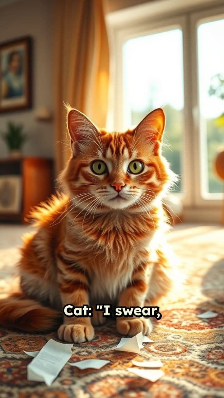 Framed Feline Artistry