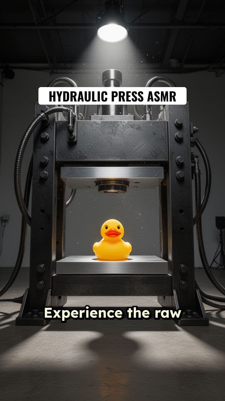 Hydraulic Press Toy Crush ASMR
