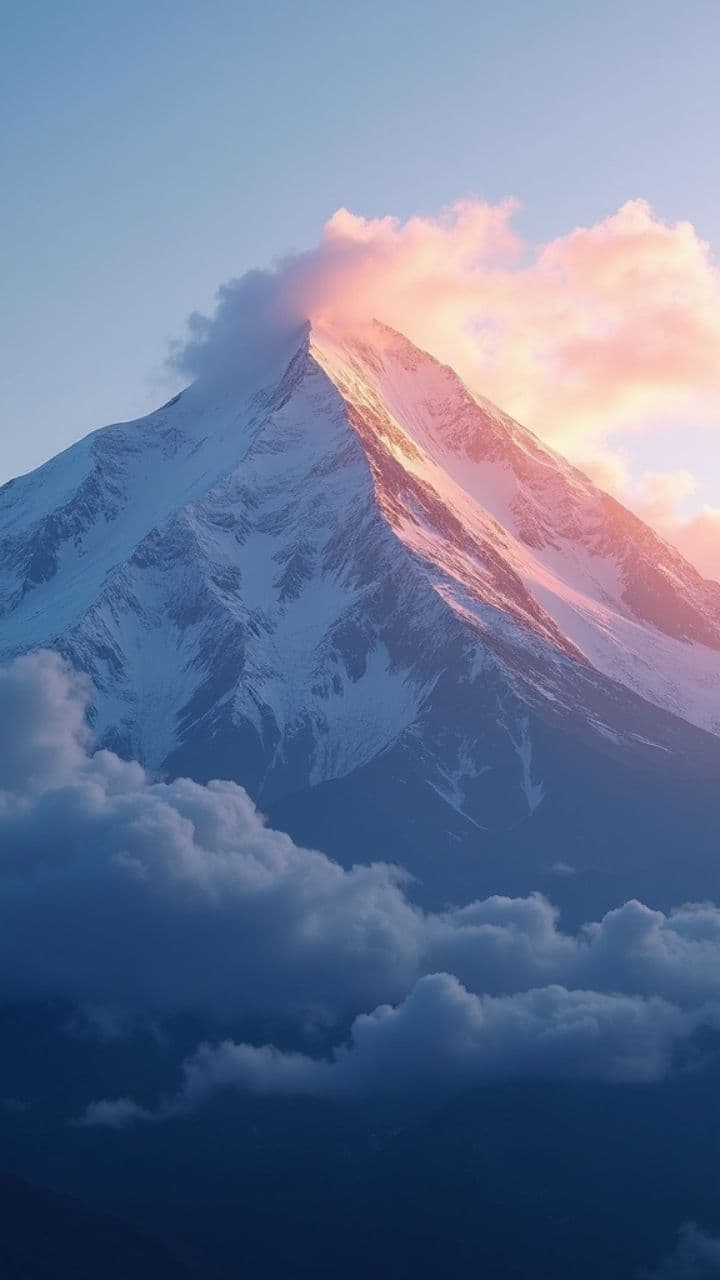 Lumière au sommet du Kilimanjaro