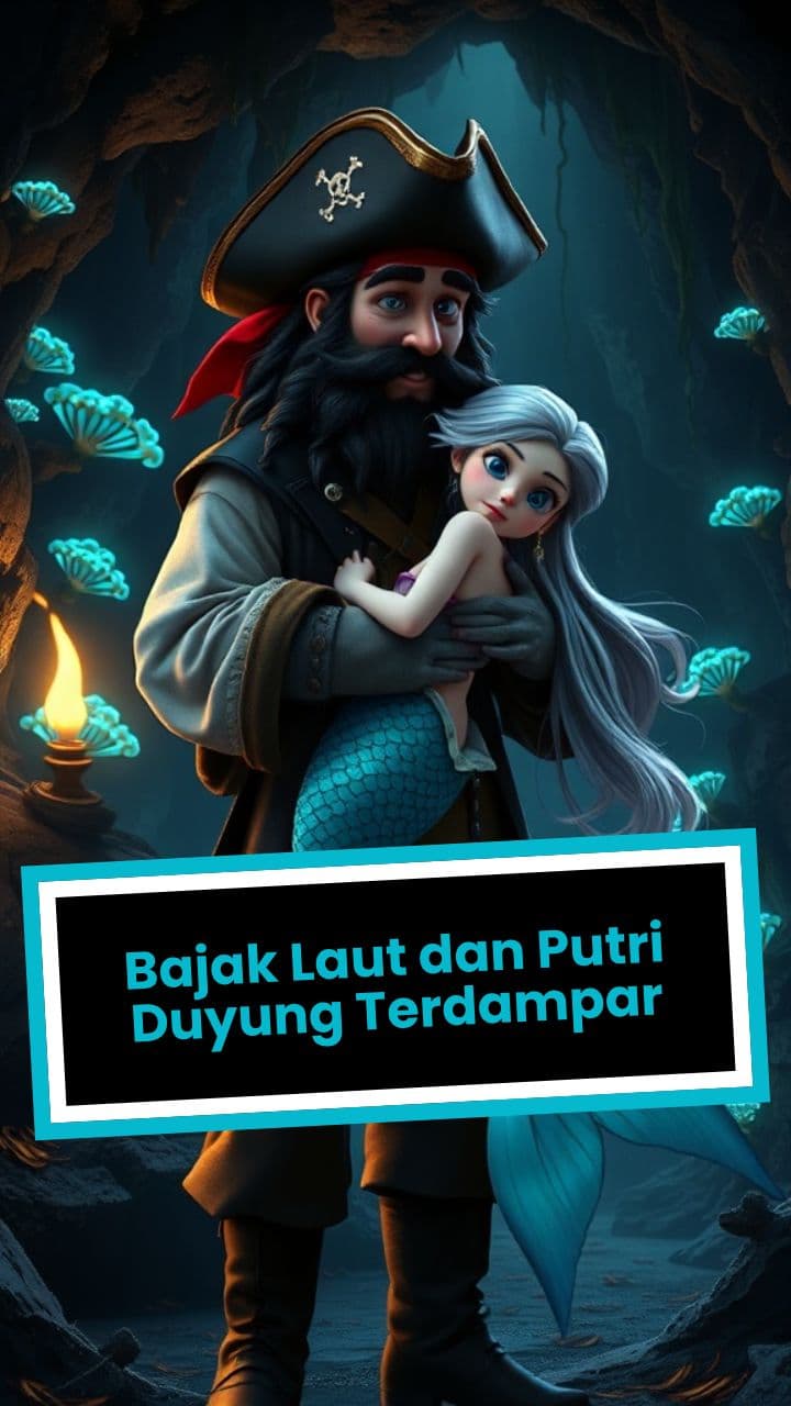 Bajak Laut dan Putri Duyung Terdampar