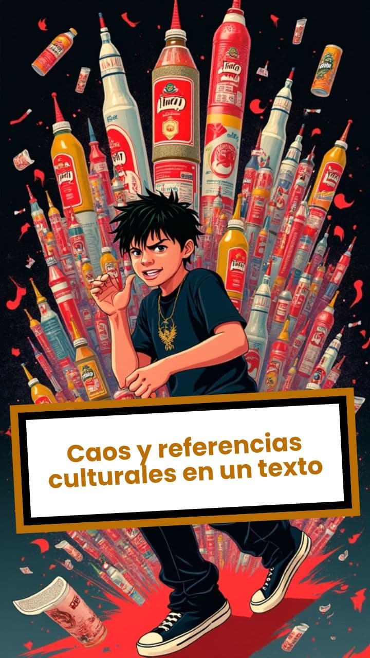 Caos y referencias culturales en un texto