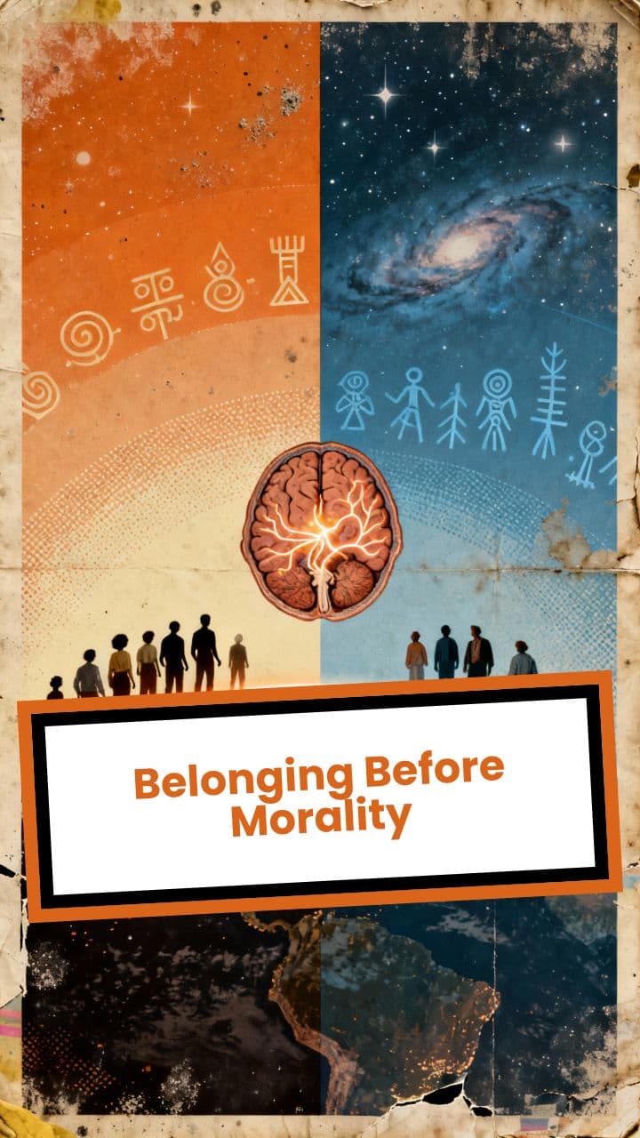 Belonging Before Morality