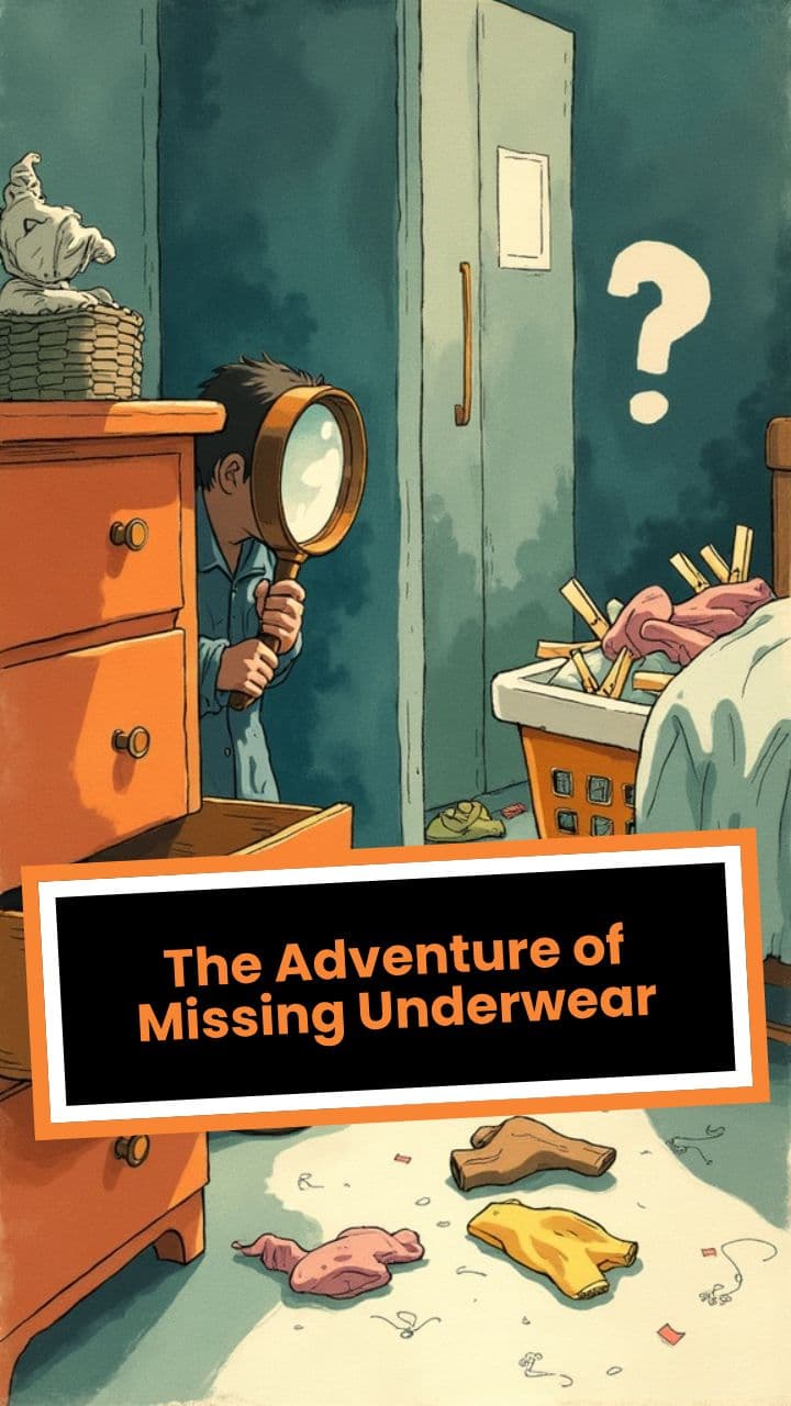 Underwear, I wonder where you could be. 