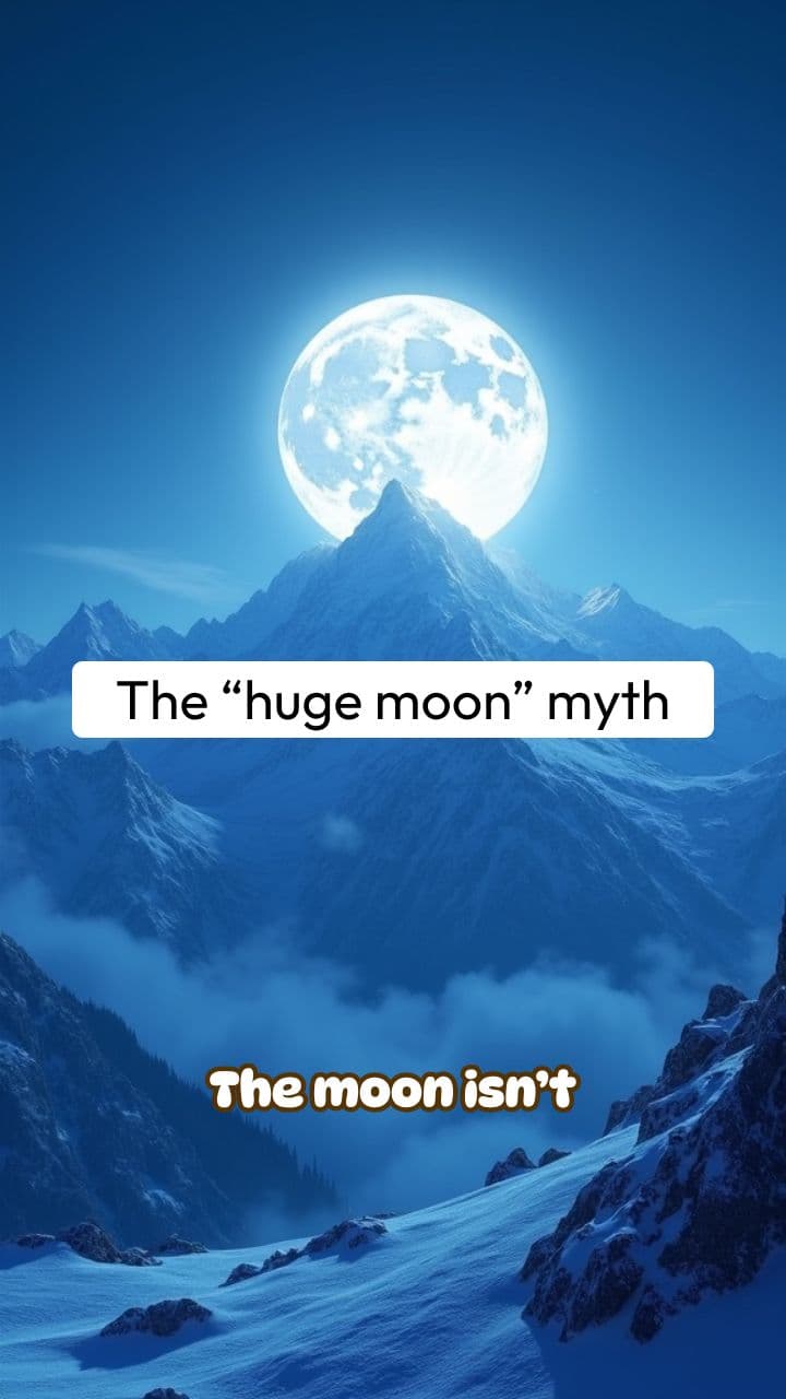 The Giant Moon Illusion