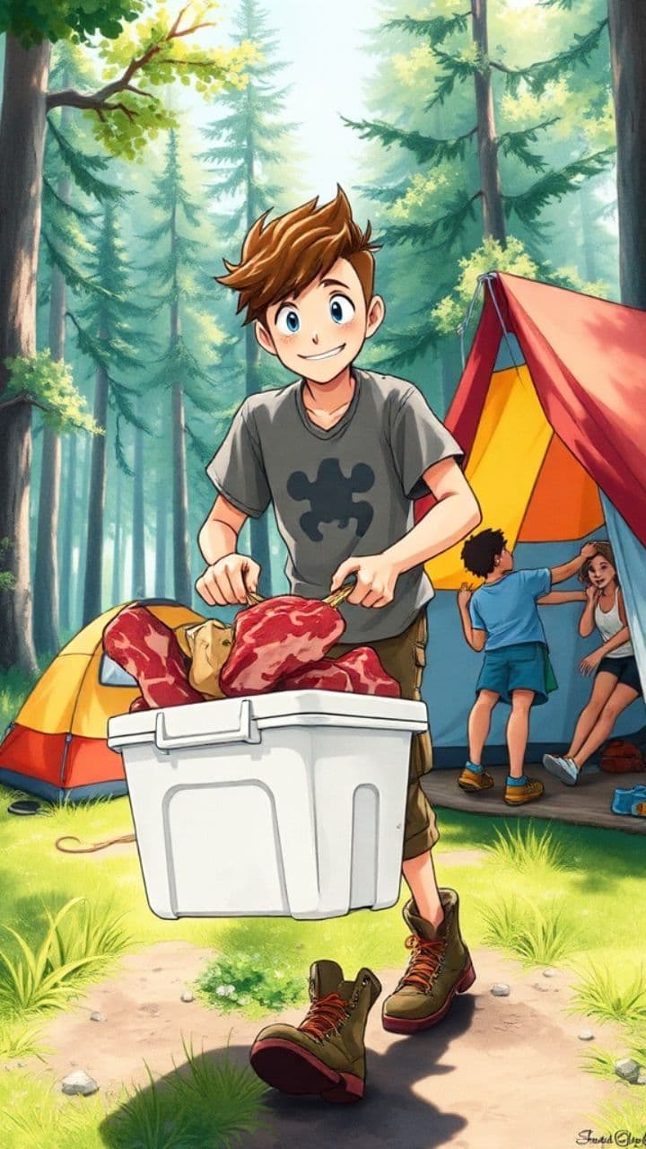 Fiesta y desmadre en la carpa