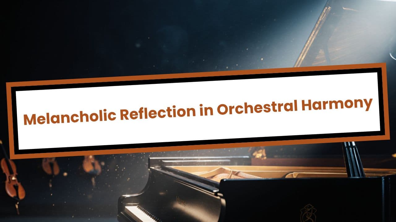 Melancholic Reflection in Orchestral Harmony