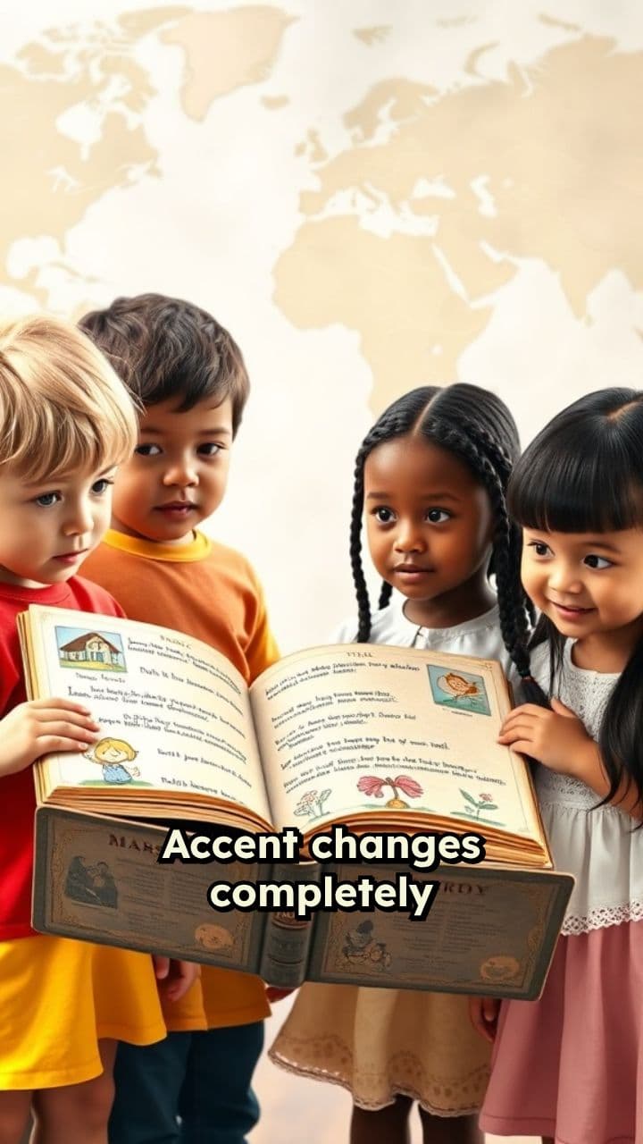 Accent Variations in Nursery Rhymes