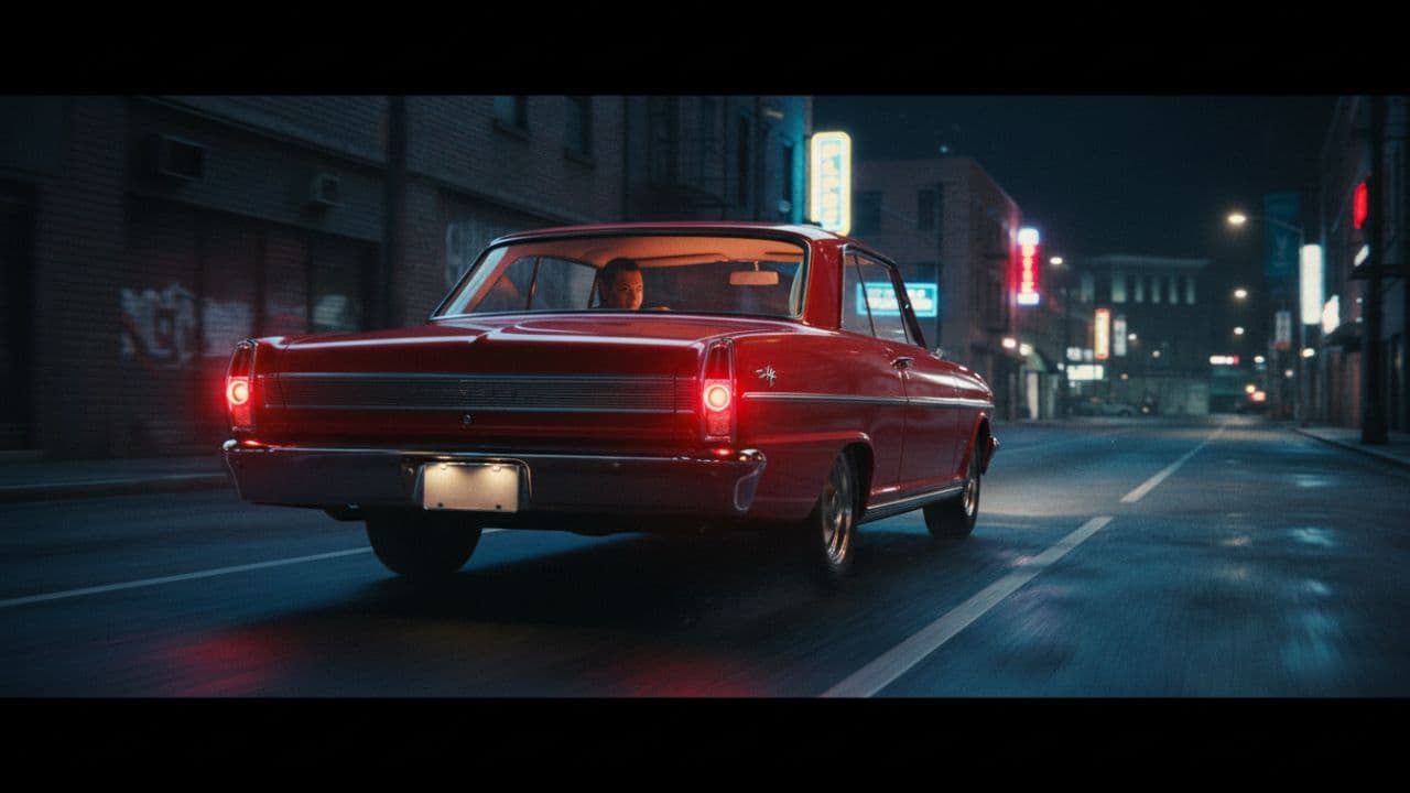 Chevy Nova Night Drive