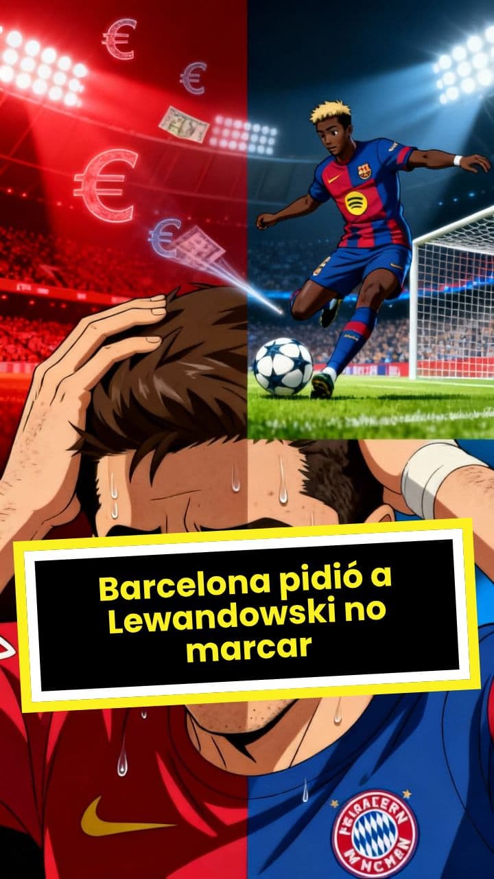 Barcelona pidió a Lewandowski no marcar