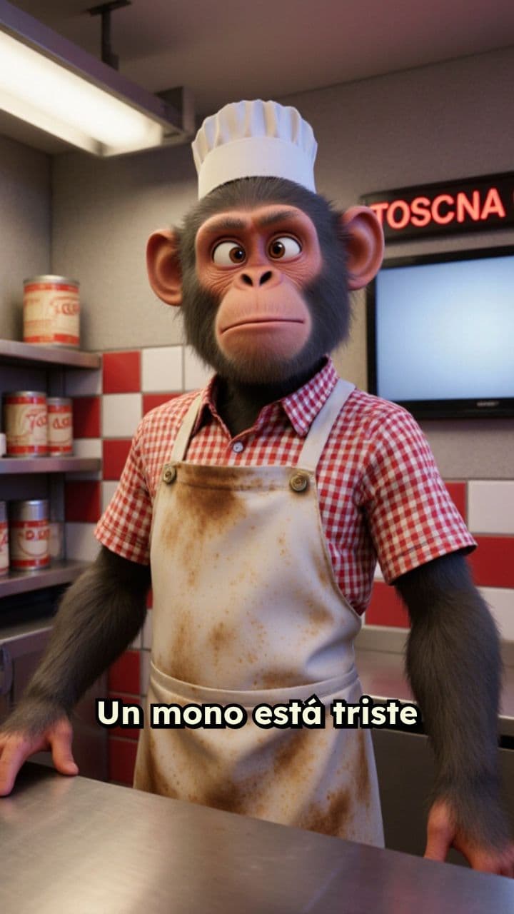 El mono de la suerte en Toscana