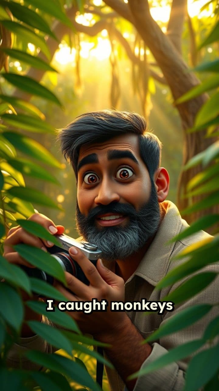 Monkeys Chanting Like Devotees