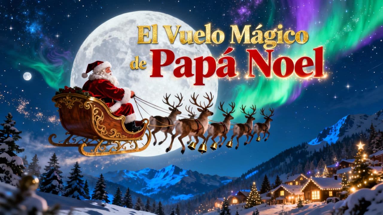 El Vuelo Mágico de Papá Noel