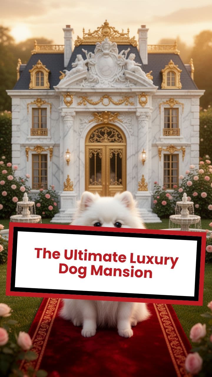 The Ultimate Luxury Dog Mansion