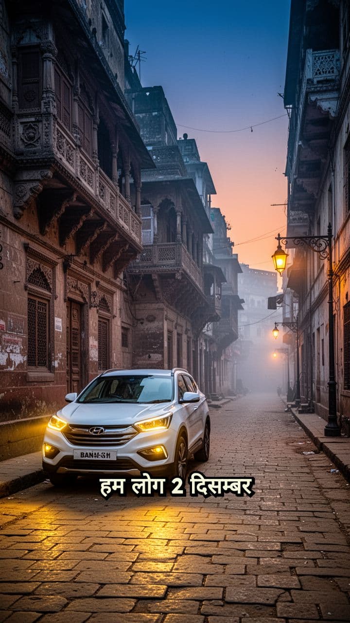 Early Morning Varanasi Road Trip