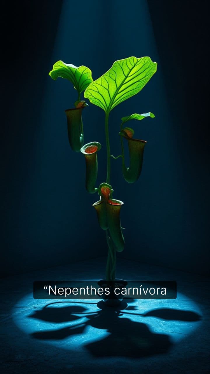 Nepenthes Carnívora: Horror en la Oscuridad