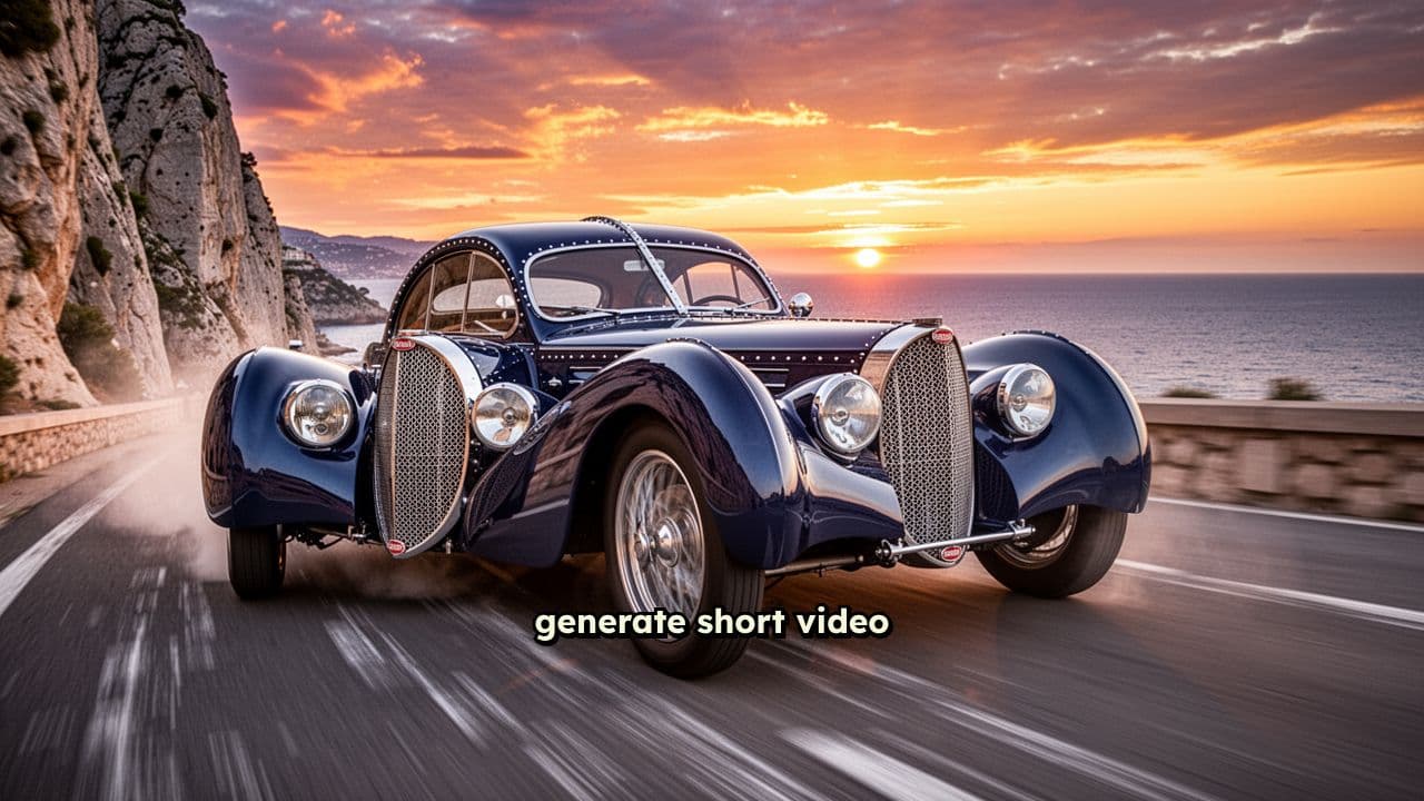Bugatti Type 57SC Atlantic 0-60 Sprint