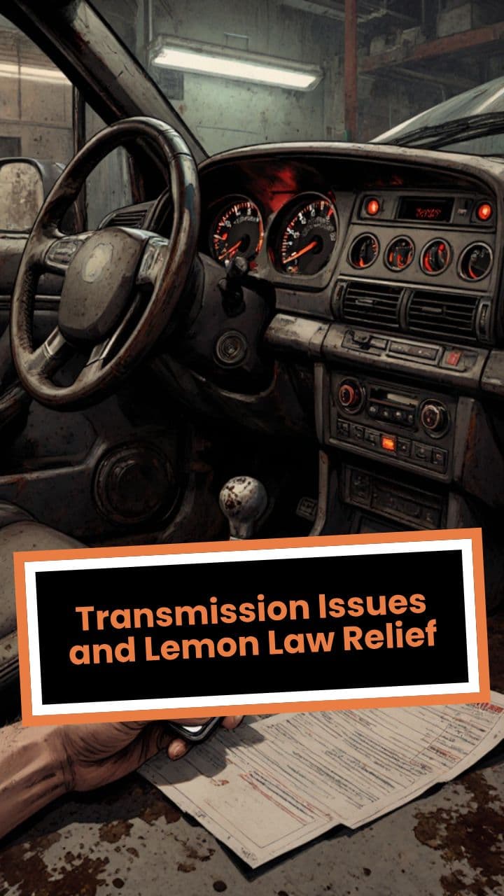Transmission Issues and Lemon Law Relief