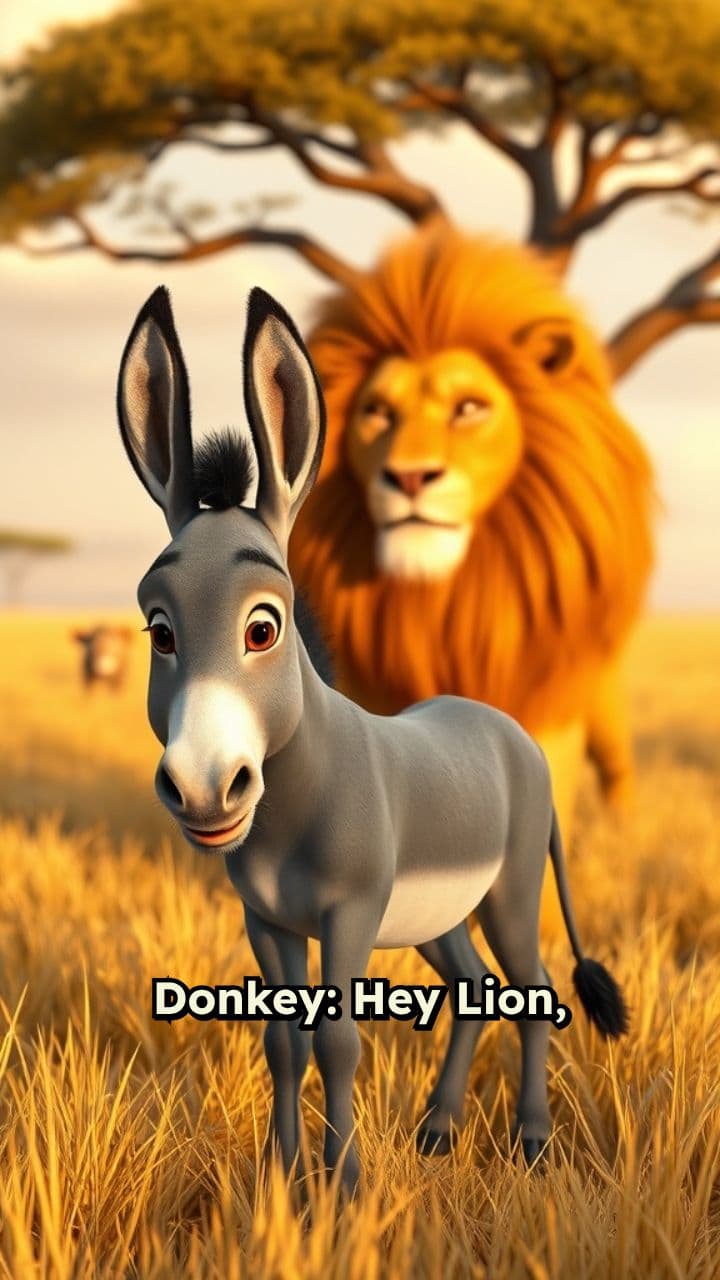 Donkey Teases the Roaring King