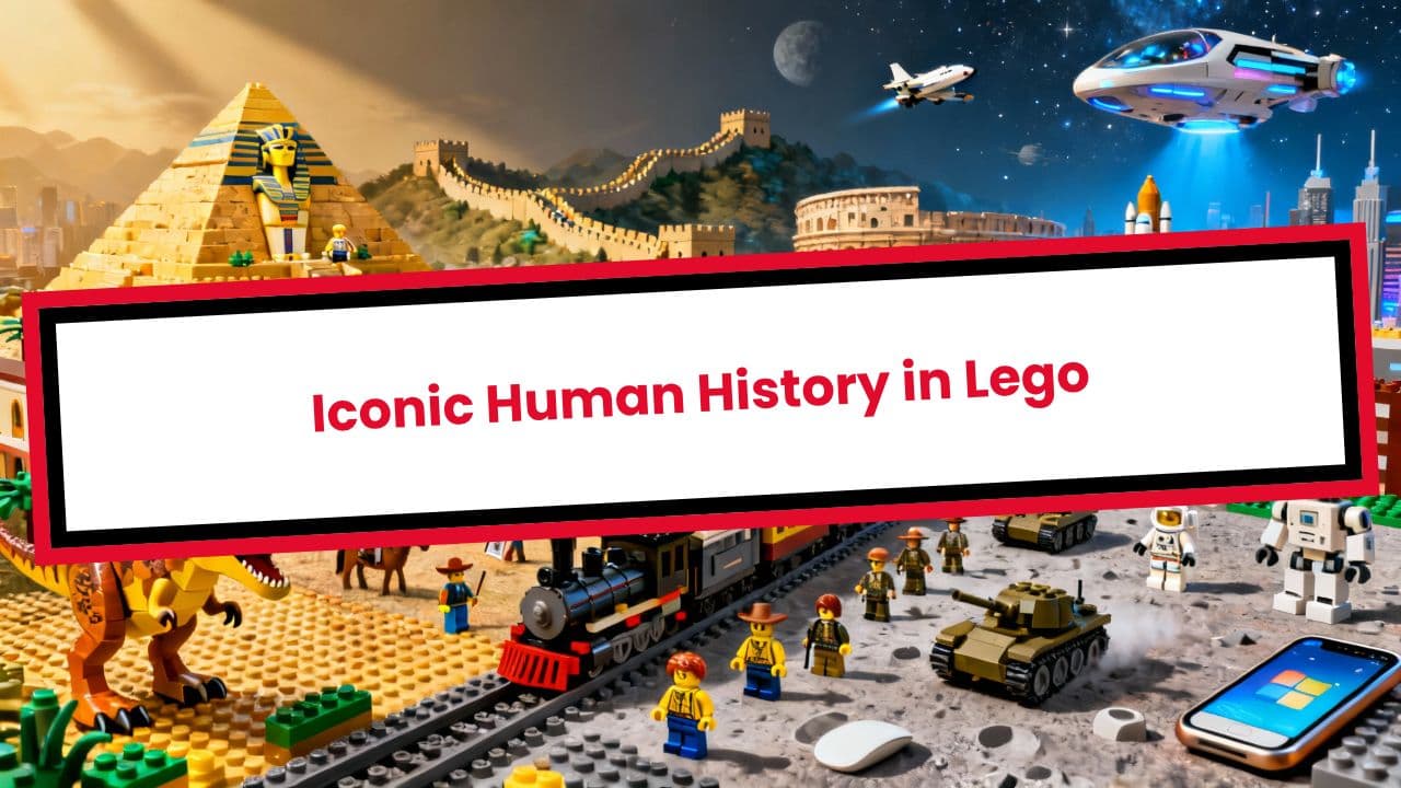 Iconic Human History in Lego