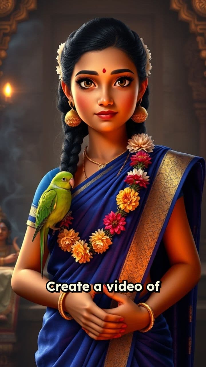 Aandaal Amman Sings Tiruppavai to Ranganatha