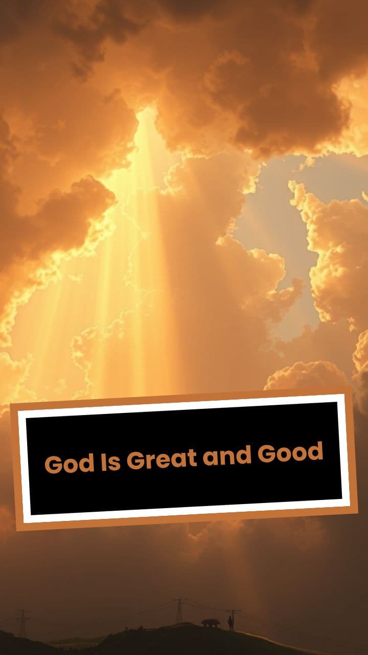 God Is Great and Good