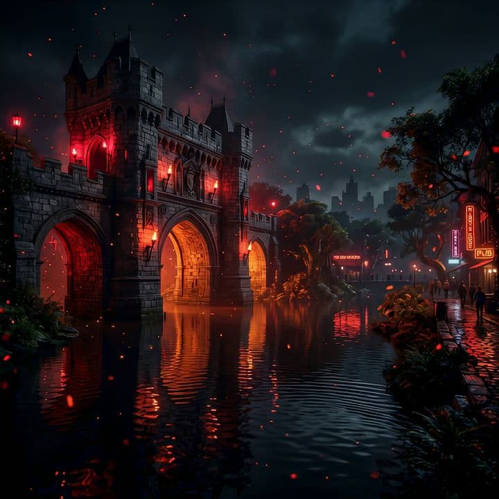 Goodbye at the River Gate