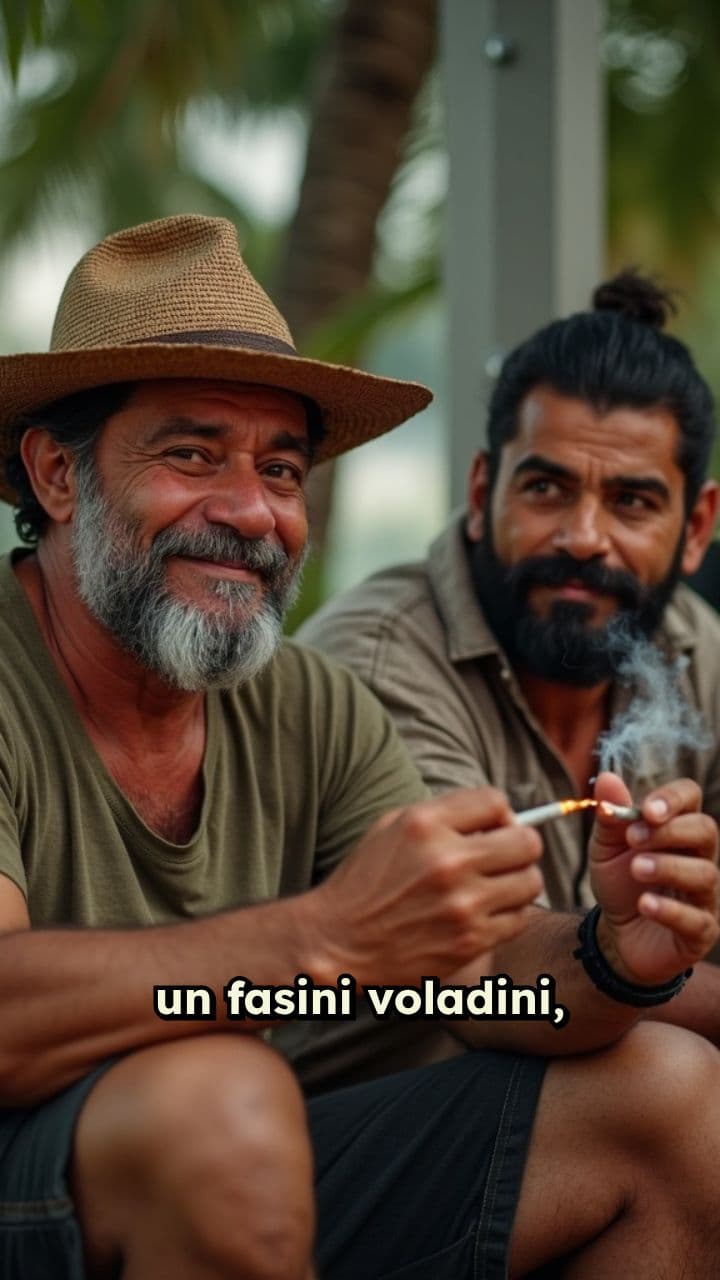 Fumando y volando con amigos