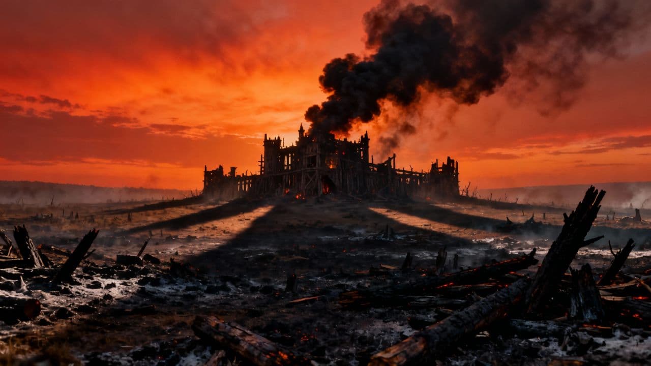 The Warrior's Triumph Over Darkness