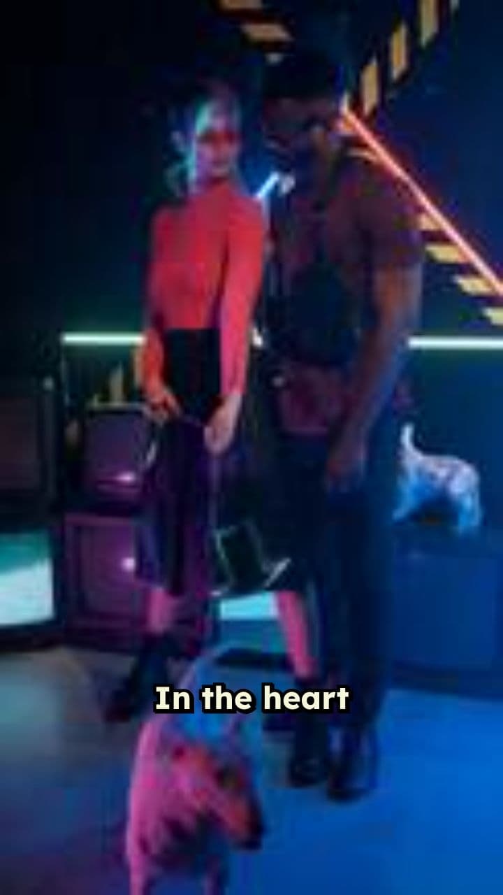 Neon Echoes: The Ethereal Performer