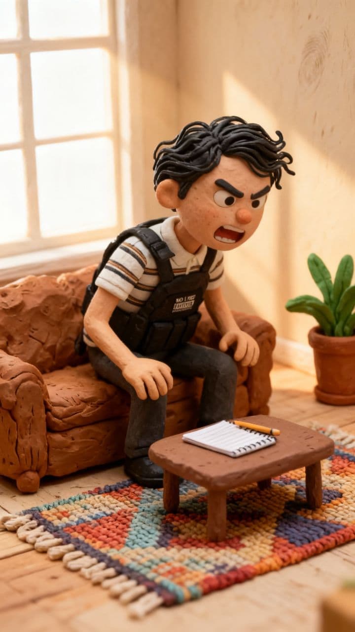 Timofey Delivers Gifts at School