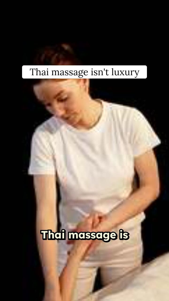 Thai Massage Is Maintenance