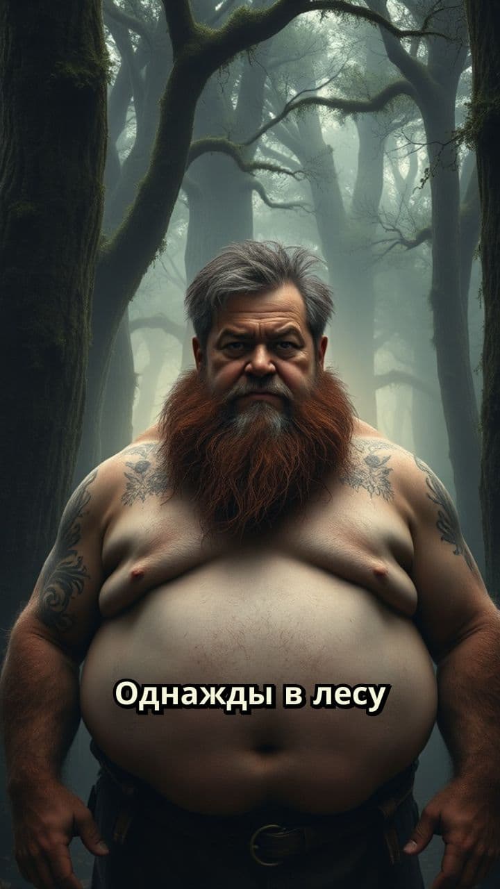 Скуф и девочка в лесу