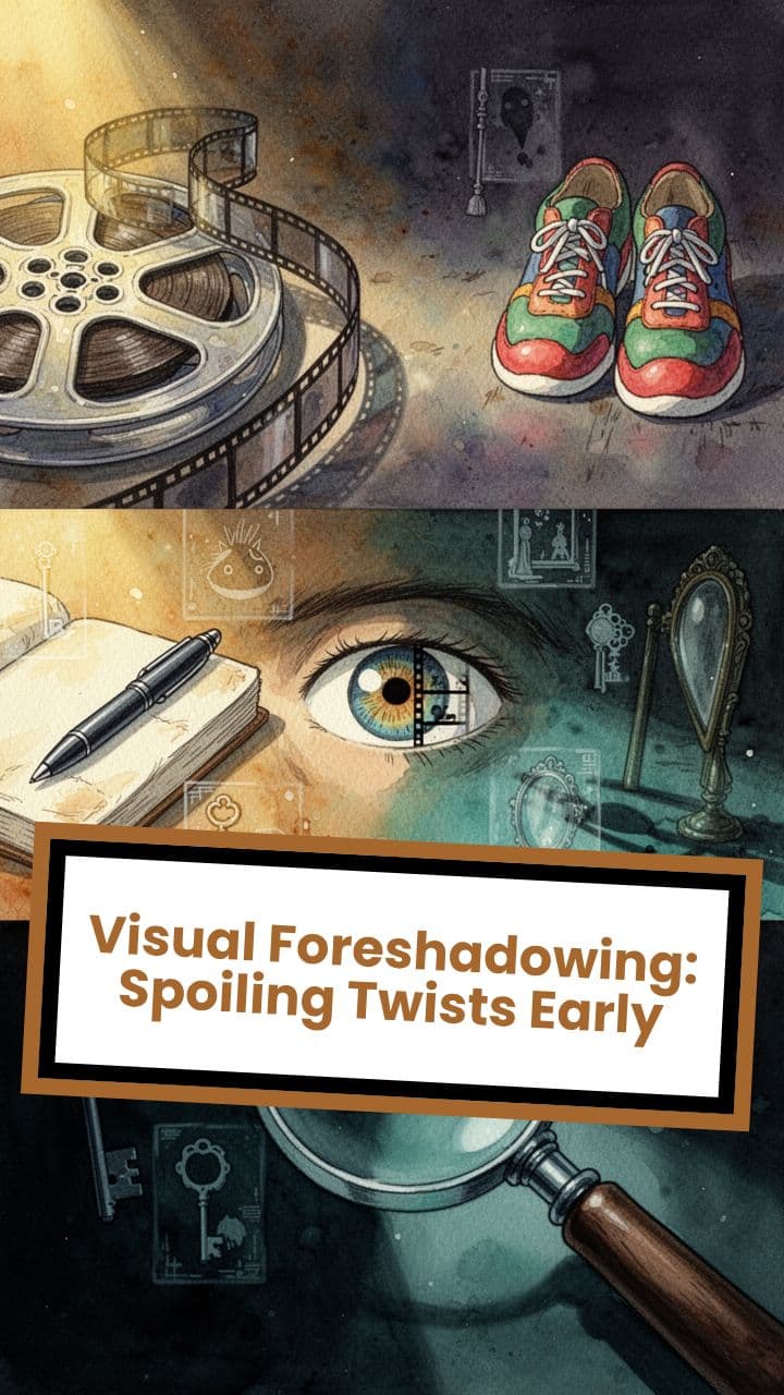 Visual Foreshadowing: Spoiling Twists Early