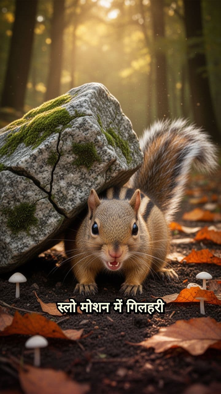 A Squirrel Crushed in Slow Motion