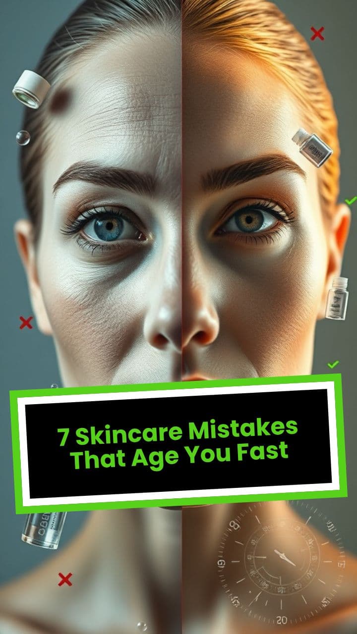 7 Skincare Mistakes That Age You Fast