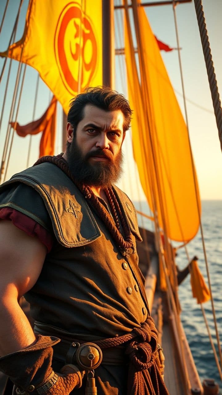 Kapitän auf meinem Schiff der Liebe