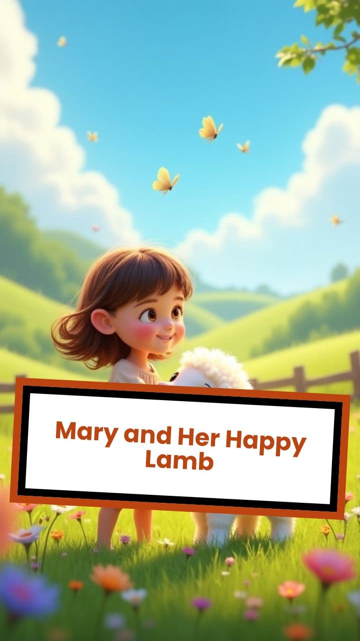 Mary and Her Happy Lamb