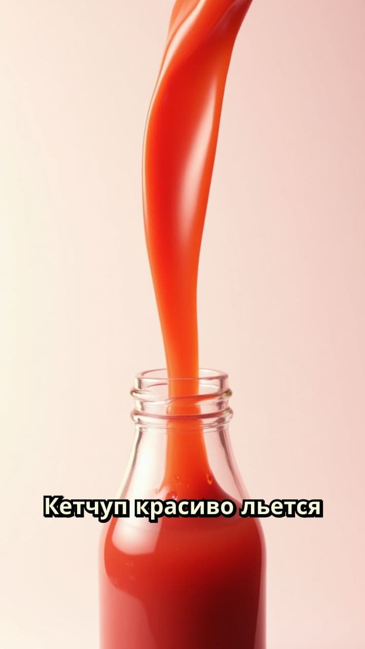 Кетчуп из бутылки