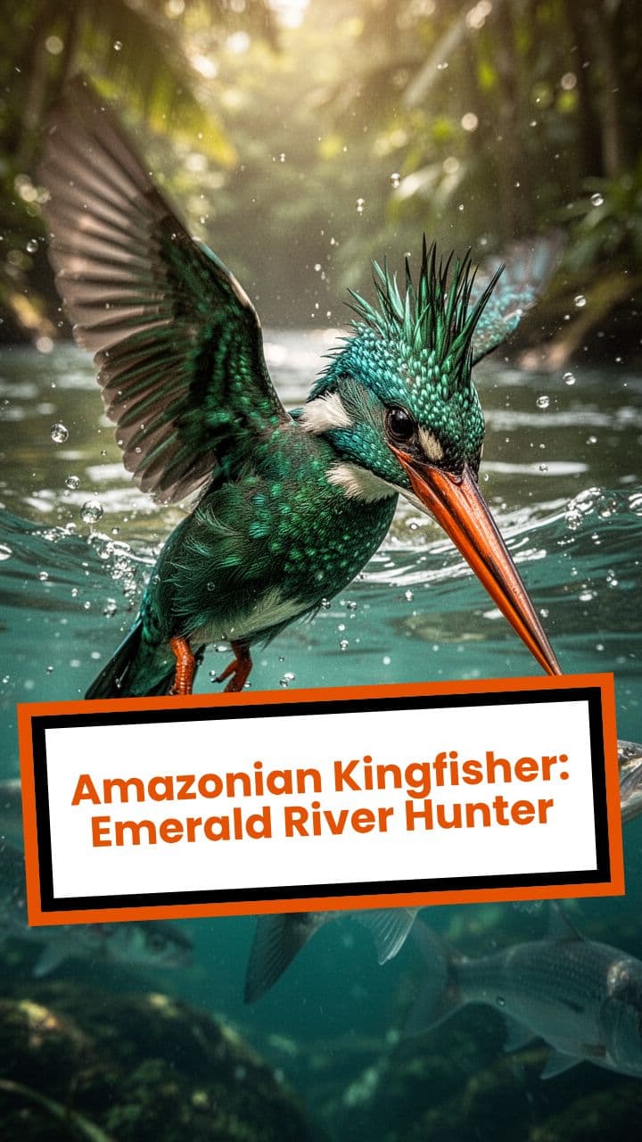 Amazonian Kingfisher: Emerald River Hunter