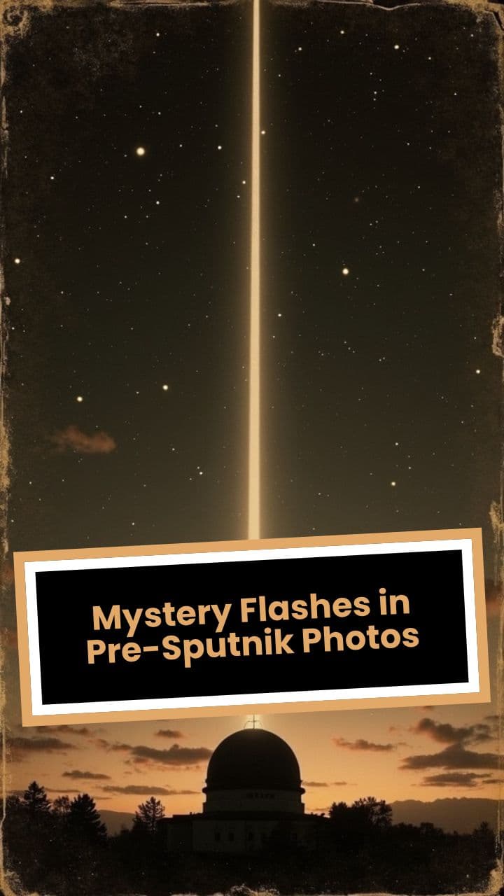 Mystery Flashes in Pre-Sputnik Photos