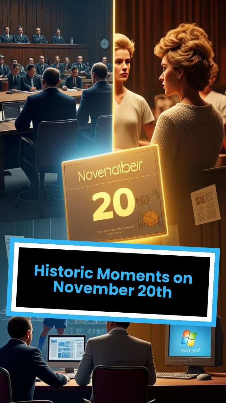 Historic Moments on November 20th