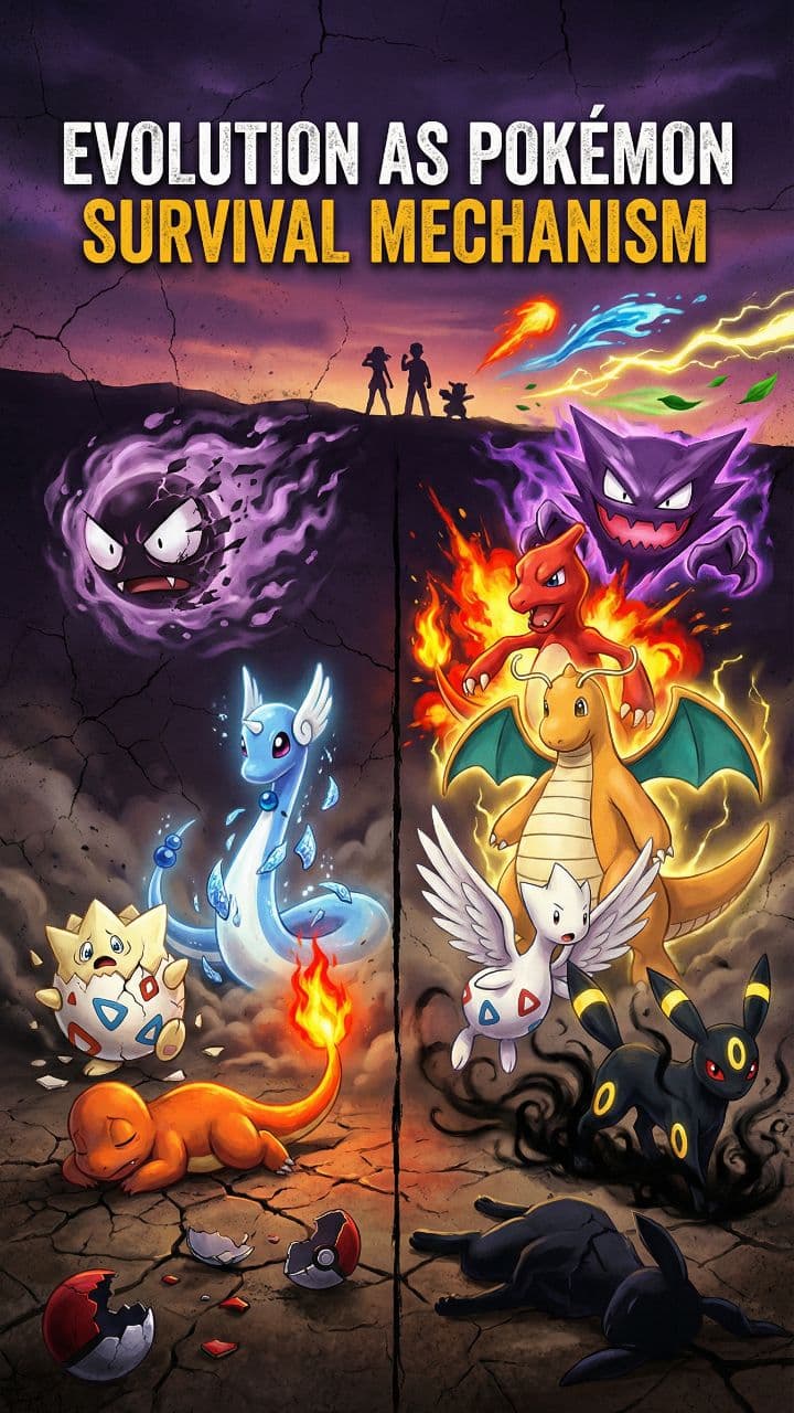 Evolution as Pokémon Survival Mechanism
