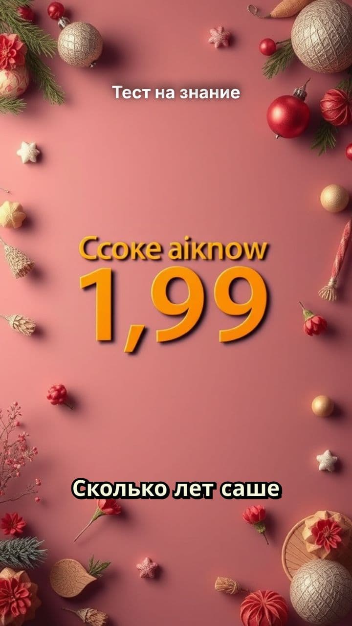 Тест на знание