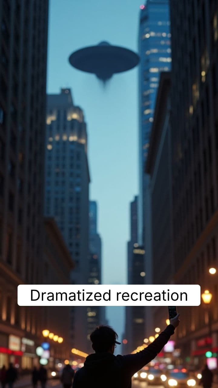 NYC UFO Sighting (Dramatized Recreation)