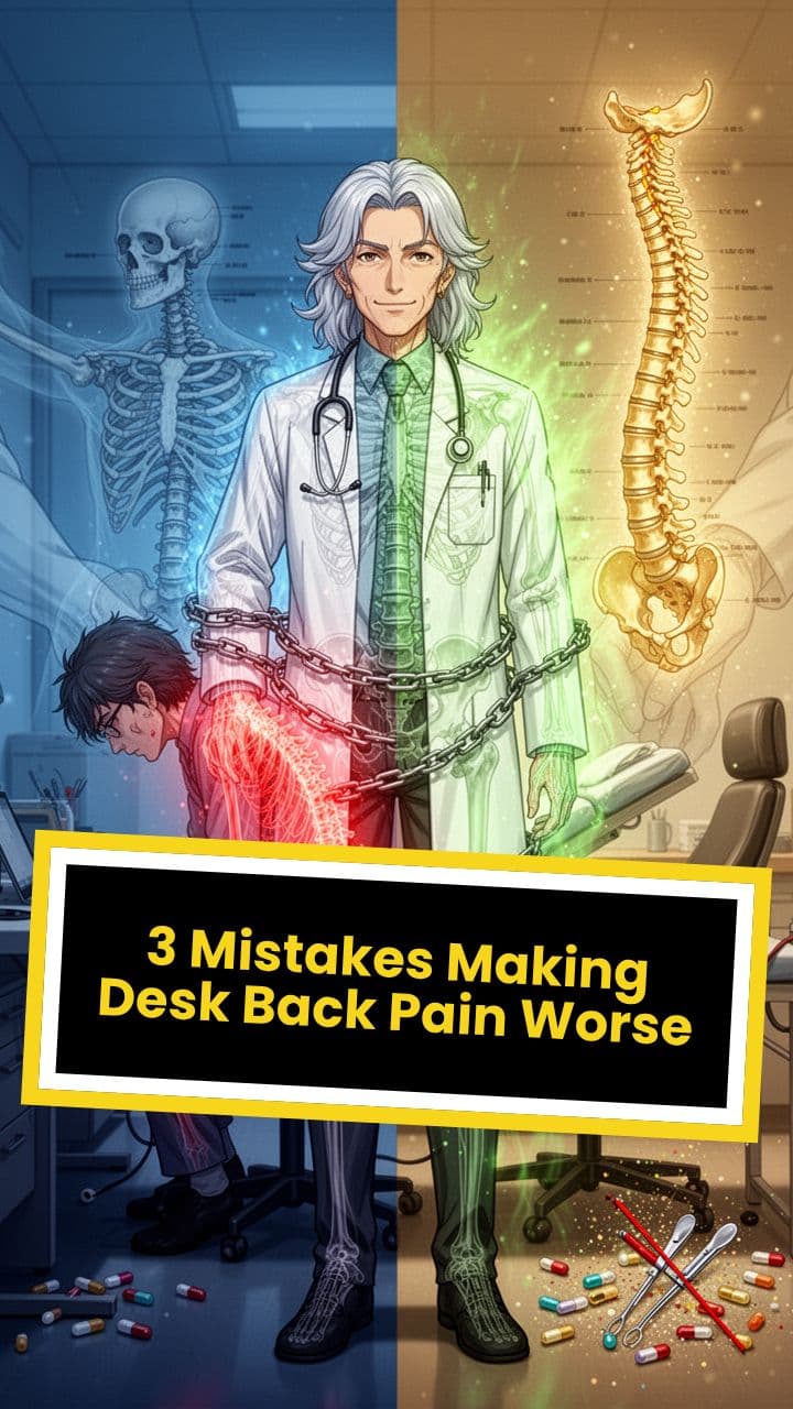 3 Mistakes Making Desk Back Pain Worse