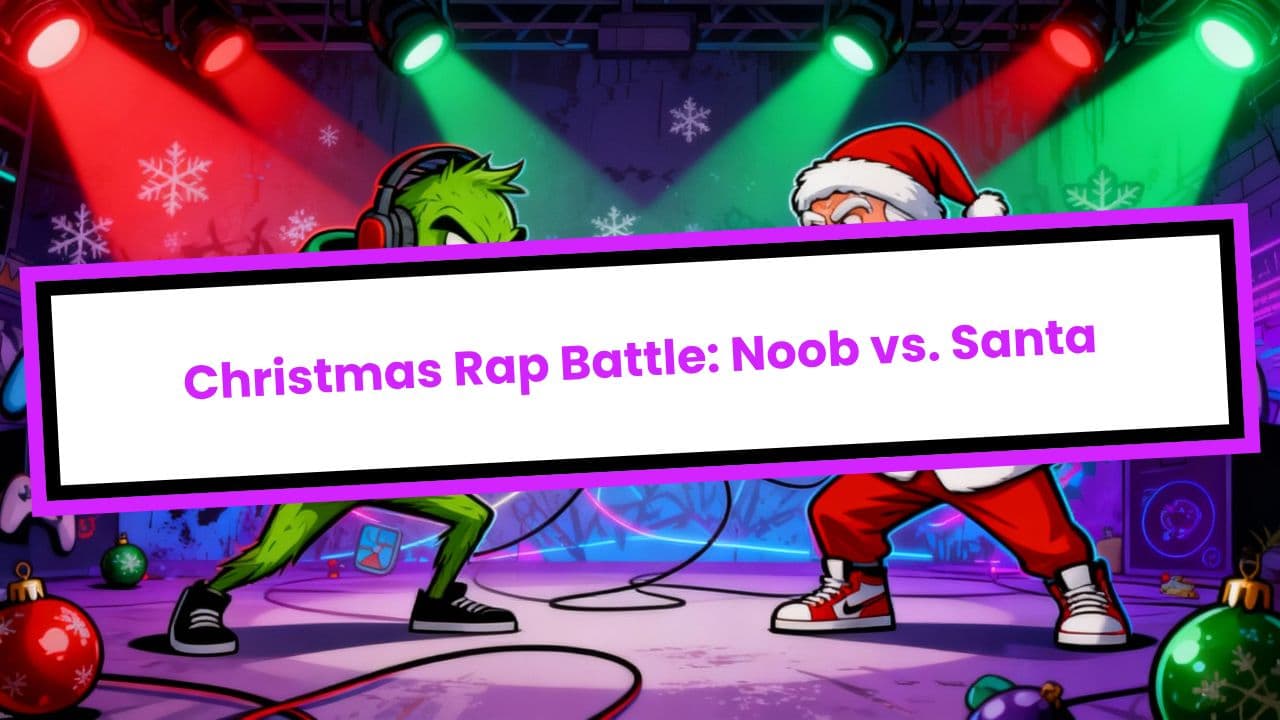 Christmas Rap Battle: Noob vs. Santa