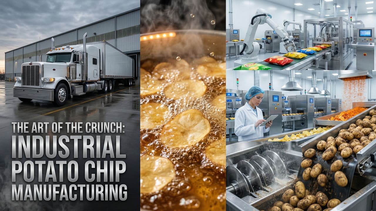 The Art of the Crunch: Industrial Potato Chip Manufacturing